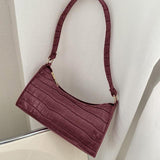 Crocodile Pattern PU Leather Handbag Jack's Clearance