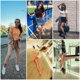 Crop Top Solid Cotton O-Neck Short Sleeve Women's T-Shirt Jack's Clearance