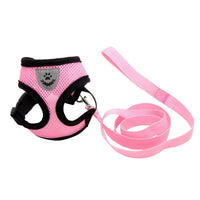 Cat Dog Adjustable Harness Vest Polyester Mesh Jack's Clearance