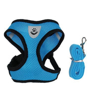 Cat Dog Adjustable Harness Vest Polyester Mesh Jack's Clearance