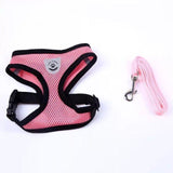 Cat Dog Adjustable Harness Vest Polyester Mesh Jack's Clearance