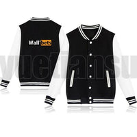 Wall Street Bets Hoodies WSB Unisex GME Pullovers Hoodie Mens Female Fans Casual Baseball Jacket Jack's Clearance