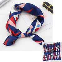 Square Silk Scarf Satin Print Jack's Clearance