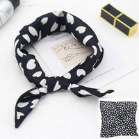 Square Silk Scarf Satin Print Jack's Clearance