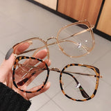 Men Women Anti-blue Light Glasses Frame Vintage Large Square Jack's Clearance