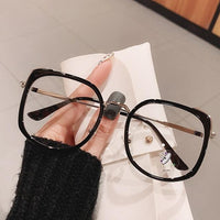 Men Women Anti-blue Light Glasses Frame Vintage Large Square Jack's Clearance