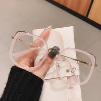 Men Women Anti-blue Light Glasses Frame Vintage Large Square Jack's Clearance