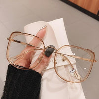 Men Women Anti-blue Light Glasses Frame Vintage Large Square Jack's Clearance