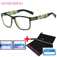 Fashion Anti Blue Light Glasses Frame For Men Women Clear Lens Computer Gaming Eyeglasses Square Eyewear Anti-UV Optical Frame Jack's Clearance