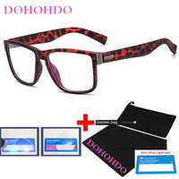 Fashion Anti Blue Light Glasses Frame For Men Women Clear Lens Computer Gaming Eyeglasses Square Eyewear Anti-UV Optical Frame Jack's Clearance