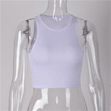 Short Top Sleeveless O Croptops Jack's Clearance