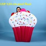 Giant Swan Watermelon Floats Pineapple Flamingo Swimming Ring Unicorn Inflatable Pool Float For Child&Adult Water Toys Jack's Clearance