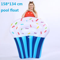 Giant Swan Watermelon Floats Pineapple Flamingo Swimming Ring Unicorn Inflatable Pool Float For Child&Adult Water Toys Jack's Clearance