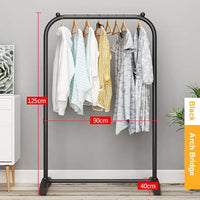 Coat Rack Clothes Rack Drying Clothes Rack Floor Standing Clothes Hanging Storage Simple Furniture Telescopic Mobile Cloth Rail Jack's Clearance