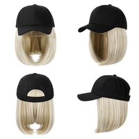 Short Wavy Synthetic Hair Baseball Cap Adjustable Jack's Clearance