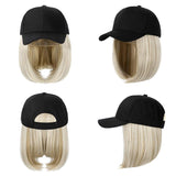Short Wavy Synthetic Hair Baseball Cap Adjustable Jack's Clearance