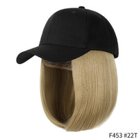 Short Wavy Synthetic Hair Baseball Cap Adjustable Jack's Clearance