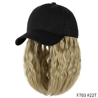 Short Wavy Synthetic Hair Baseball Cap Adjustable Jack's Clearance
