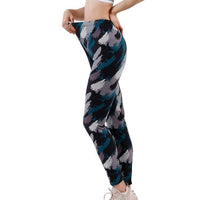 YRRETY Leopard Print Leggings Jack's Clearance