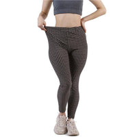 YRRETY Leopard Print Leggings Jack's Clearance
