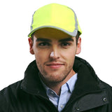 High Visibility Yellow/Lime Unisex Cap Jack's Clearance