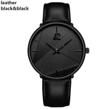 Classic Black Ultra Thin Stainless Steel Watch Jack's Clearance