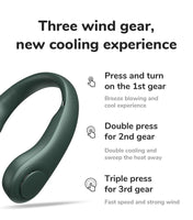 Mini Bladeless Neck Fan USB Rechargeable Jack's Clearance