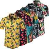 Men‘s Short Sleeve Hawaiian Shirt Jack's Clearance