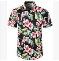 Men‘s Short Sleeve Hawaiian Shirt Jack's Clearance