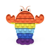 Pop Fidget Toy Rainbow Push Bubble Anti stress Sensory Toys Jack's Clearance