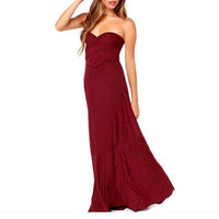 Boho Maxi Club Red Dress Infinity Femme Jack's Clearance
