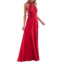 Boho Maxi Club Red Dress Infinity Femme Jack's Clearance