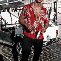Men‘s Short Sleeve Hawaiian Shirt Jack's Clearance