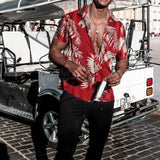 Men‘s Short Sleeve Hawaiian Shirt Jack's Clearance