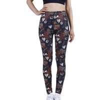YSDNCHI 2021 Camouflage Womens Graffiti Style Slim Stretch Leggings Jack's Clearance
