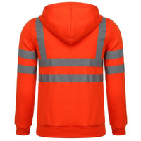 Stripe Patchwork Hooded High Visibility Workwear Jack's Clearance