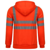 Stripe Patchwork Hooded High Visibility Workwear Jack's Clearance