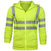 Stripe Patchwork Hooded High Visibility Workwear Jack's Clearance