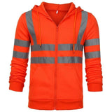 Stripe Patchwork Hooded High Visibility Workwear Jack's Clearance