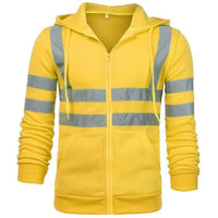 Stripe Patchwork Hooded High Visibility Workwear Jack's Clearance