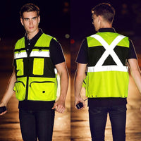 Reflective High Visibility Mesh Safety Vest Jack's Clearance