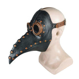 Medieval Steampunk Plague Doctor Bird Mask Latex Punk Cosplay Mask Beak Adult Halloween Event Cosplay Props Accessories Jack's Clearance