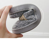 Men Winter Warm Slippers Fur Slippers Men Boys Plush Slipper Cotton Shoes Non-slip Solid Color Home Indoor Casual Slippers Jack's Clearance