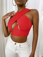 Women's Criss Cross Tank Tops Jack's Clearance