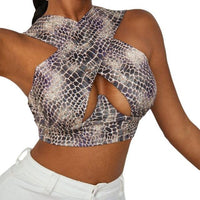 Women's Criss Cross Tank Tops Jack's Clearance