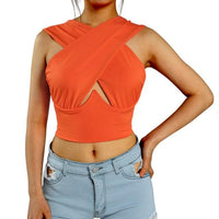 Women's Criss Cross Tank Tops Jack's Clearance