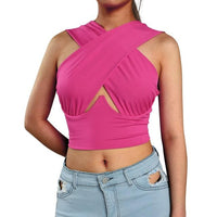 Women's Criss Cross Tank Tops Jack's Clearance