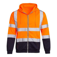 Reflective Stripe Hooded Sweatshirt with Pockets Jack's Clearance