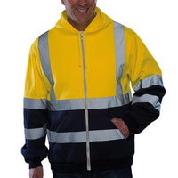 Reflective Stripe Hooded Sweatshirt with Pockets Jack's Clearance