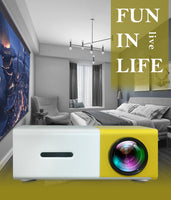 Pro LED Mini Projector 1080P HDMI USB Jack's Clearance